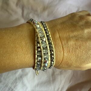 Victoria Emerson Beaded Wrap Bracelet with Bag